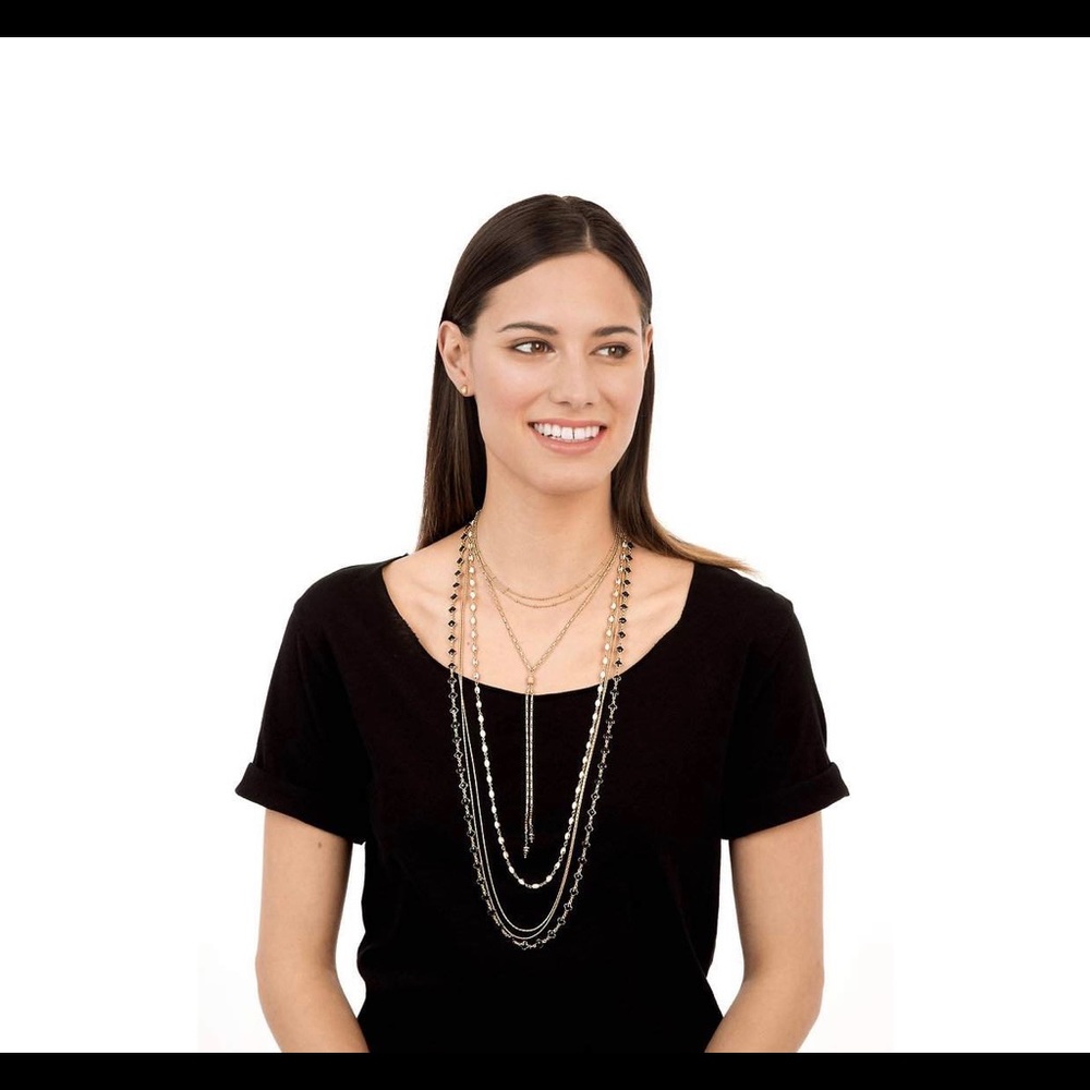 Versatile 5 in 1 Terney Layered Necklace - Picture 2 of 7